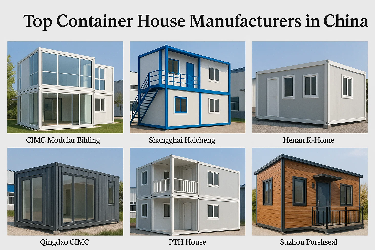 container house manufacturer in China